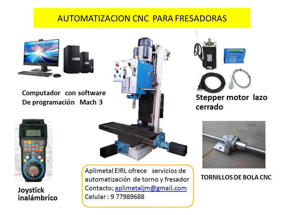 Fresadora CNC - $5.000.000 - Aplimetal EIRL