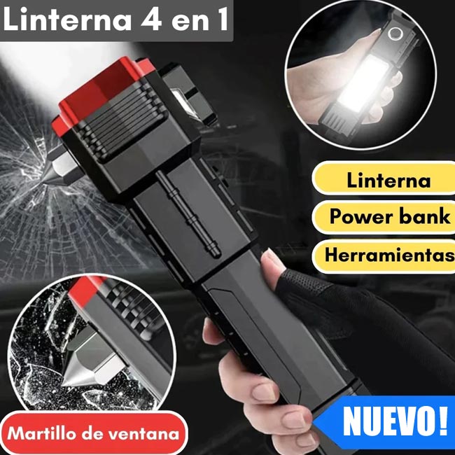 LINTERNA 4 EN 1 MARTILLO - $14.990 - Tienda CorreoMasivo